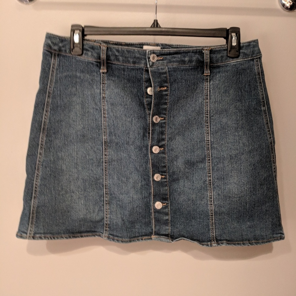 Jean mini shirt